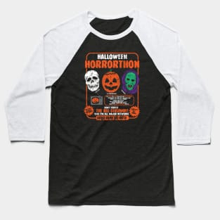 Halloween Horrorthon Vintage Baseball T-Shirt
